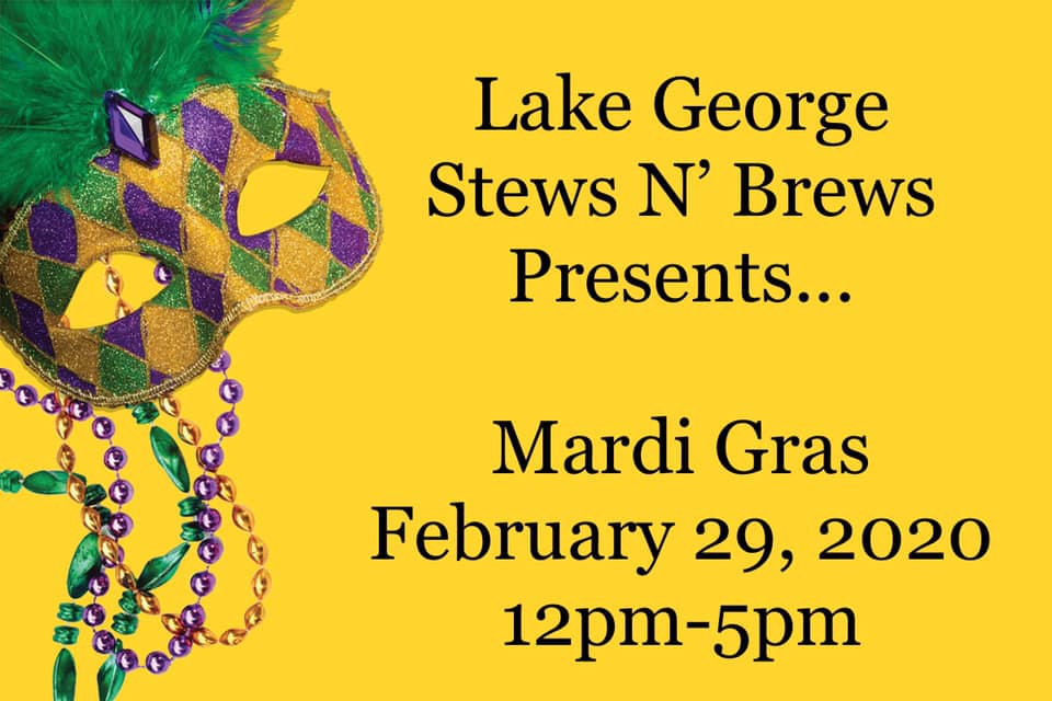 Celebrate Mardi Gras 2020 in Lake George!